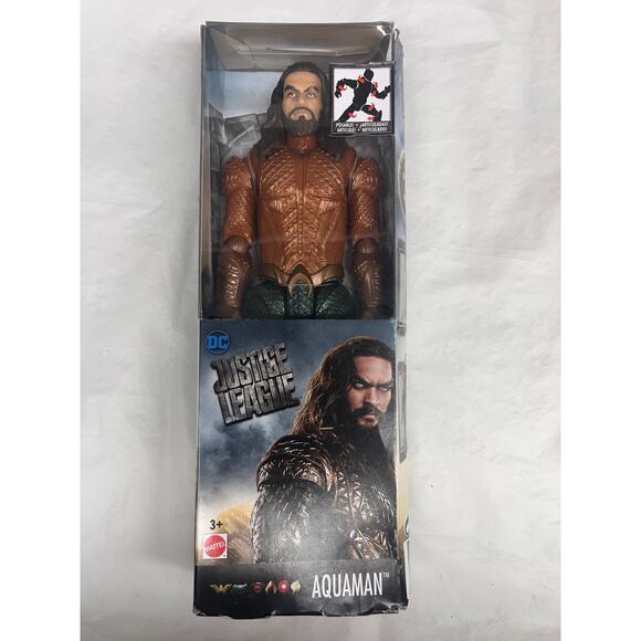 2 DC Justice League AQUAMAN & BATMAN Posable Action Figures! Never been open - Picture 3 of 16